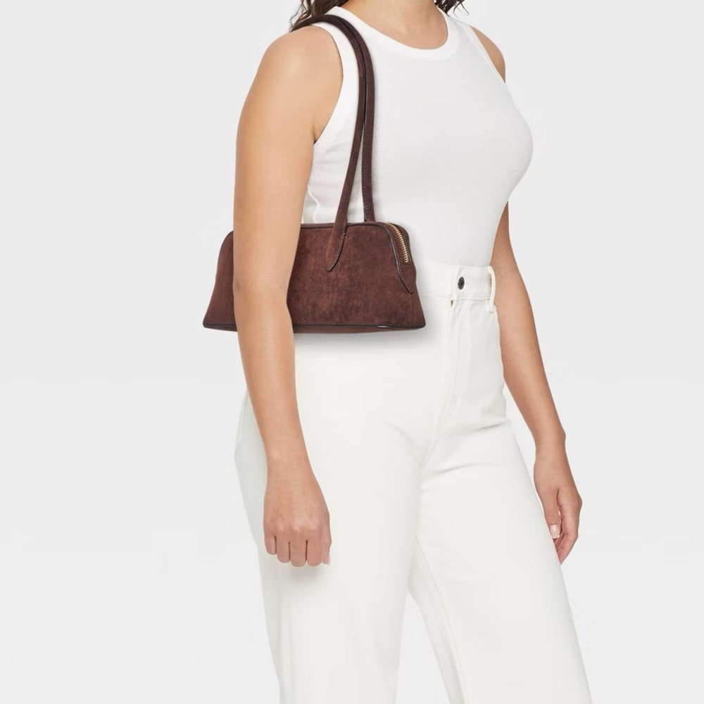 a new day Dark Brown Shoulder Bag